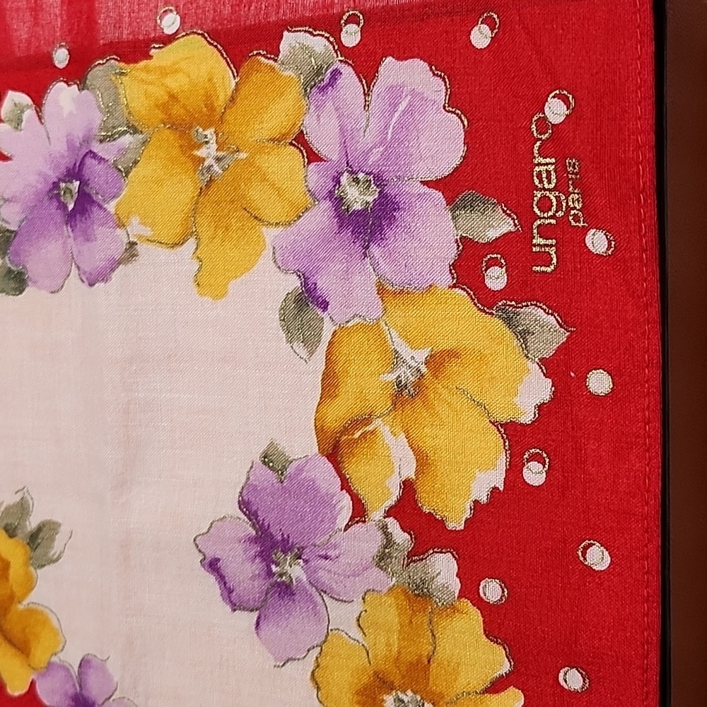 Emanuel Ungaro Paris Handkerchief Cotton